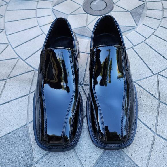 After Six Other - After Six Glossy Patent Faux Leather Dress Shoes 8